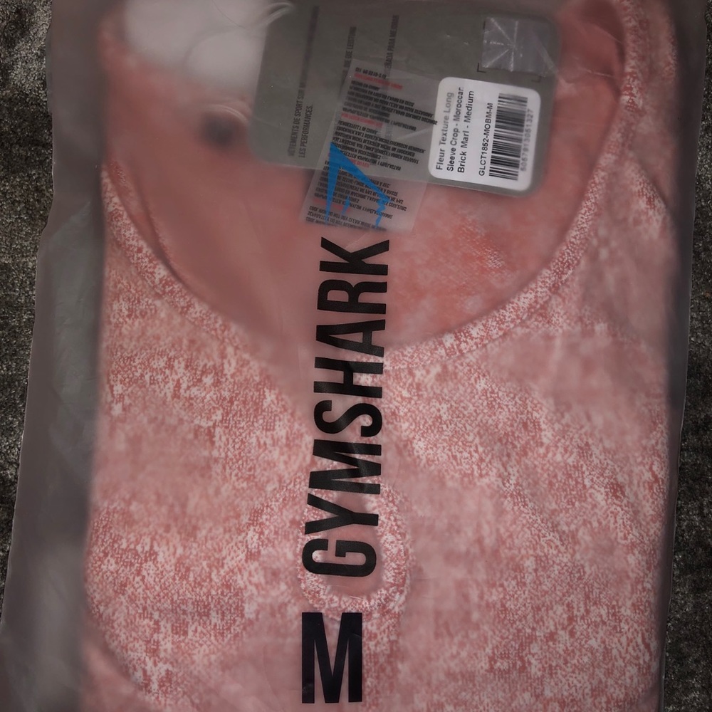 Gymshark crop top long sleeve